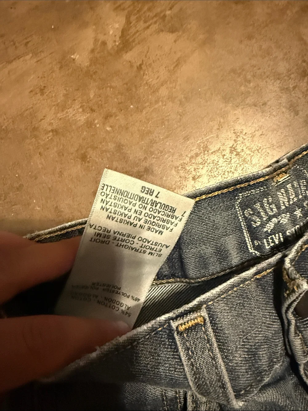Levi's boys Straight Jeans in Light Blue Distressed